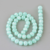 Synthetic Crackle Quartz Beads Strands GLAA-S134-8mm-11-4