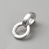 925 Sterling Silver Tube Bails STER-WH0026-13P-2