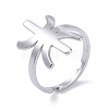 304 Stainless Steel Adjustable Finger Rings RJEW-C074-02P-2