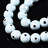 Handmade Porcelain Ceramic Beads Strands PORC-T006-02O-3