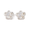 Rack Plating Brass Micro Pave Cubic Zirconia Beads KK-F879-12S-1