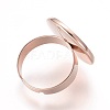 Adjustable 201 Stainless Steel Finger Rings Components STAS-G187-01RG-18mm-2