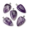 Natural Amethyst Pendants G-F820-04P-06-1