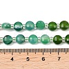 Natural Agate(Dyed & Heated) & Dyed White Jade & Tiger Eye Beads Strands G-Z135-B04-6