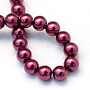 Baking Paint Glass Pearl Bead Strands HY-Q003-3mm-72-4