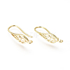 Brass Earring Hooks KK-G374-11G-1