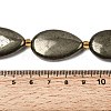 Natural Pyrite Beads Strands G-Z131-B01-02-5