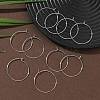 SHEGRACE Brass Hoop Earrings Findings XGR0005P-70P-4