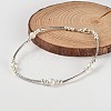 Brass Anklets AJEW-AN00137-1