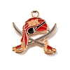 Alloy with Enamel Pendants AL-CBA9E11-03KCG-01-1