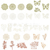3 Sets 3 Styles Vintage Lace Cut Scrapbook Paper Pads DIY-GF0011-40-6