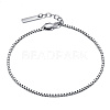 Non-Tarnish 304 Stainless Steel Box Chain Bracelets for Men KO0407-3-1