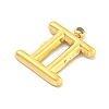 Real 18K Gold Plated PVD Vacuum Plating 304 Stainless Steel Pendants STAS-L278-002G-03-2