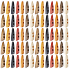 70Pcs 7 Colors 2-Hole Wood Buttons BUTT-GF0004-20-1