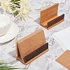 Wood Name Card Holder AJEW-WH0176-76-5