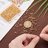 Brass Round Spacer Beads KK-PH0006-40B-3