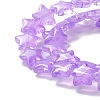 Transparent Glass Beads Strand GLAA-K057-01F-4