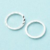 Brass Linking Rings KK-F831-018C-S-RS-4