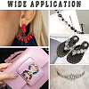 100Pcs Acrylic Rhinestone Cabochons MACR-GF0001-04-5