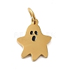 Halloween 304 Stainless Steel Charms STAS-K263-16G-1