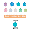 90Pcs 9 Colors Natural Dolomite Beads G-NB0003-21-2