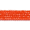 Opaque Solid Color Imitation Jade Glass Beads Strands LS-EGLA-A039-P4mm-D03-1