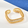 304 Stainless Steel Micro Pave Cubic Zirconia Cuff Rings RJEW-P153-02G-3