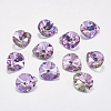 Faceted K9 Glass Rhinestone Charms RGLA-F053-A-001VL-1