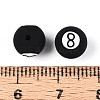 Handmade 8 Ball Polymer Clay Beads CLAY-N014-02A-05-3