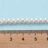 Baking Paint Pearlized Glass Pearl Round Bead Strands HY-Q003-4mm-01-5