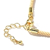 Nylon Milan Cord Necklace Making MAK-M028-01G-04-3