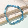 Natural Apatite Bead Stretch Bracelets BJEW-K213-40-1