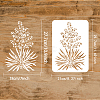 Plastic Drawing Painting Stencils Templates DIY-WH0396-228-2