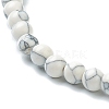 Synthetic Howlite Beaded Stretch Bracelets BJEW-D446-A-10-6