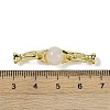 Natural Moonstone with Brass Fold Over Clasps G-G141-03G-03-3