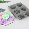 Honeycomb DIY Food Grade Silicone Molds PW-WG79334-01-5