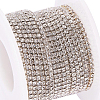 Brass Rhinestone Strass Chains CHC-BC0001-01M-3