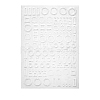 Hot Stamping Nail Art Stickers Decals MRMJ-R088-33-R082-02-1