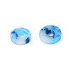 Handmade Polymer Clay Beads Strands CLAY-R089-6mm-163-4