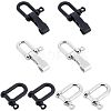 8 Pcs 2 Styles Alloy D-Ring Anchor Shackle Clasps FIND-NB0002-95-1
