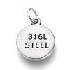 316L Stainless Steel Pendants STAS-Q203-AAT813A-2