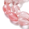 Cherry Quartz Glass Beads Strands G-B106-A01-02-4
