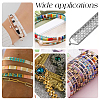 120Pcs 2 Colors Electroplated Non-magnetic Synthetic Hematite & 60Pcs MIYUKI Half TILA Beads Findings Kits G-PH0033-34-5