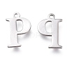 Non-Tarnish 304 Stainless Steel Charms X-STAS-H112-P-P-2