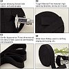 Cotton Cotton Twill Tape Ribbons OCOR-WH0057-30G-02-5