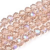 Electroplate Glass Beads Strands EGLA-A034-T2mm-L22-1