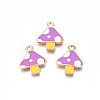 Autumn Theme Alloy Enamel Charms X-ENAM-S115-143B-1