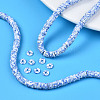 Handmade Polymer Clay Beads Strands CLAY-R089-6mm-168-7