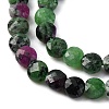 Natural Ruby in Zoisite Beads Strands G-F785-A01-01-4