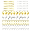 Iron Ends with Twist Chain Extension & Open Jump Rings DIY-YW0010-74G-2